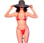 CHILIROSE - CR 4840 MICRO BIKINI RED S/M