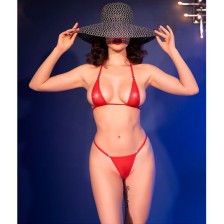 CHILIROSE - CR 4840 MICRO BIKINI ROUGE S/M