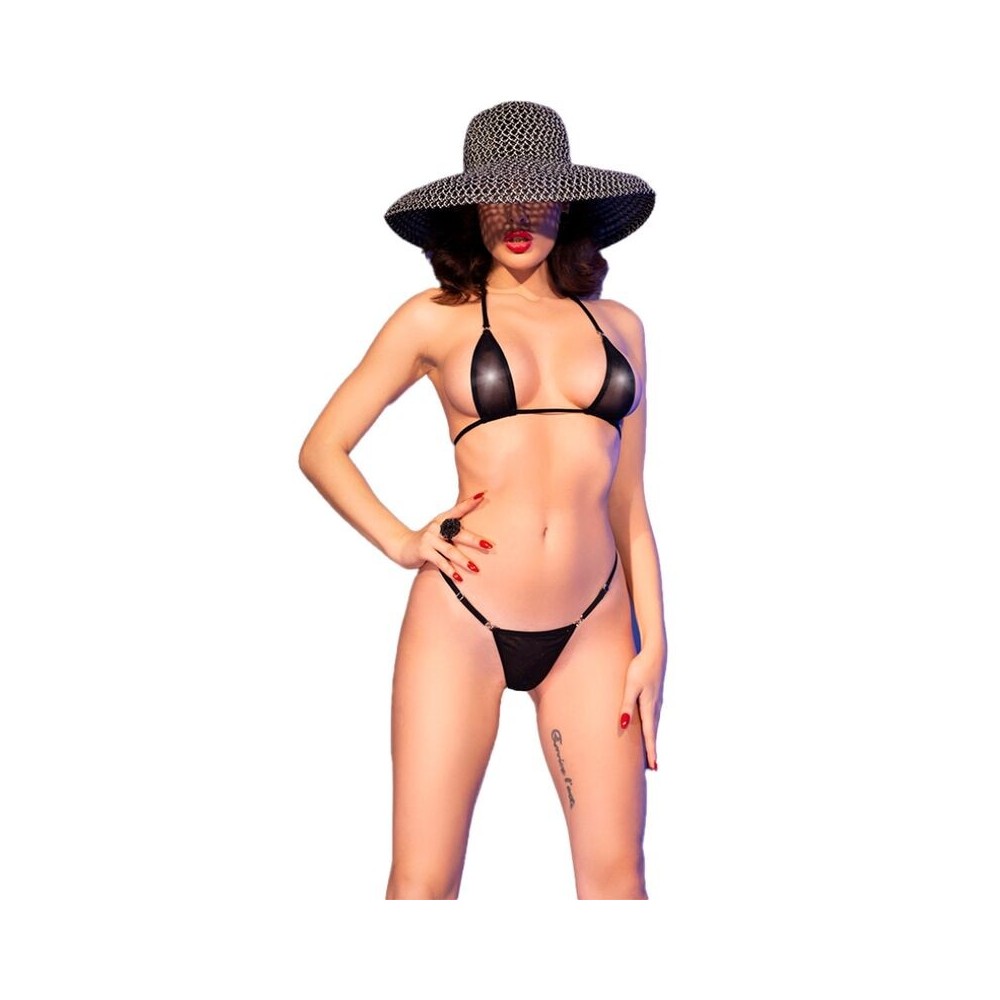 CHILIROSE - CR 4840 MICRO BIQUÍNI PRETO S/M