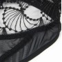 SUBBLIME - 955212 BODY TRANSPARENT AVEC DENTELLE CREUSE NOIRE S/M