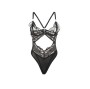 SUBBLIME - 955229 BODY TRASPARENTE CON PIZZO CAVATO NERO L/XL