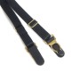 SUBBLIME - 955458 BODY IN PELLE NERA CON CERNIERA S/M