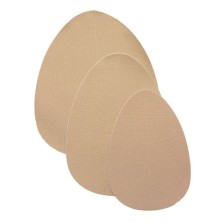 BYE-BRA - BRUSTVERSTRKER + 3 PAARE SATIN BEIGE CUP D/F