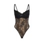 SUBBLIME - 955618 BODYSUIT DE RENDA COM FECHO DE BAIXO PRETO S/M