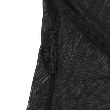 SUBBLIME - VESTAGLIA IN TESSUTO TRASPARENTE CON DETTAGLI IN PIZZO NERO L/XL