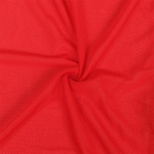 SUBBLIME - TRANSPARENTER STOFFMANTEL MIT SPITZENDETAIL ROT L/XL