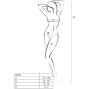 PASSION - WOMAN BS020 BODYSTOCK BRANCO TAMANHO ÚNICO