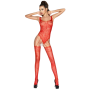 PASSION - WOMAN BS034 ROTER BODYSTOCKING, EINE GRÖSSE
