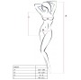 PASSION - WOMAN BS035 RED BODYSTOCKING ONE SIZE