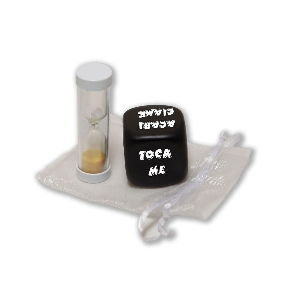 DIABLO PICANTE - JOGO DE DADOS DE AO COM AMPULHETA