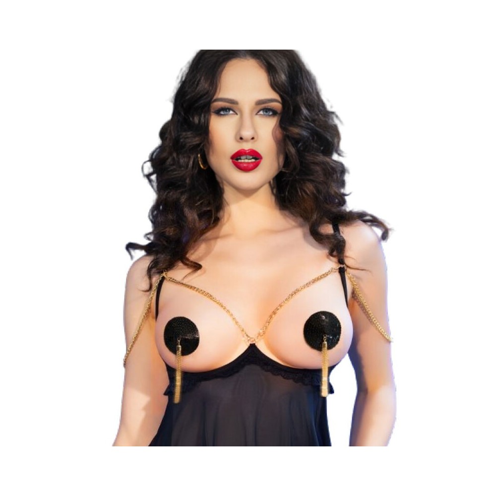 CHILIROSE - CR 4714 NIPPLE COVERS BLACK