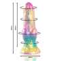 EPIC - DILDO IRIS CON TESTICOLI ARCOBALENO DI PIACERE