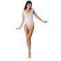 PASSION - FEMME BS064 BODYSTOCKING BLANC TAILLE UNIQUE