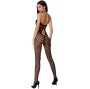 PASSION - WOMAN BS065 BODYSTOCKING SCHWARZ EINE GRÖSSE