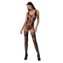 PASSION - WOMAN BS074 BODYSTOCKING TAMANHO ÚNICO PRETO