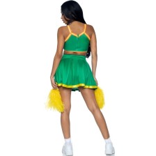 LEG AVENUE - COSTUME CHEERLEADER VERDE M/L