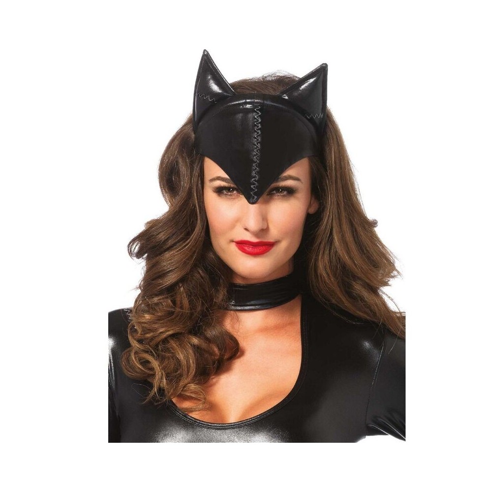 LEG AVENUE - CAT WOMAN MASK BLACK