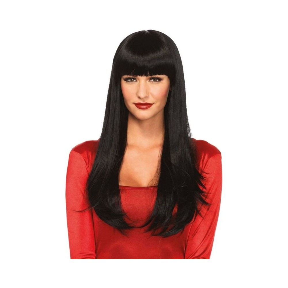 LEG AVENUE - BANGIN LONG STRAIGHT WIG BLACK