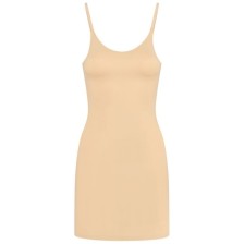 BYE-BRA - SINGLE VESTIDO INVISIBLE BEIGE TALLA L