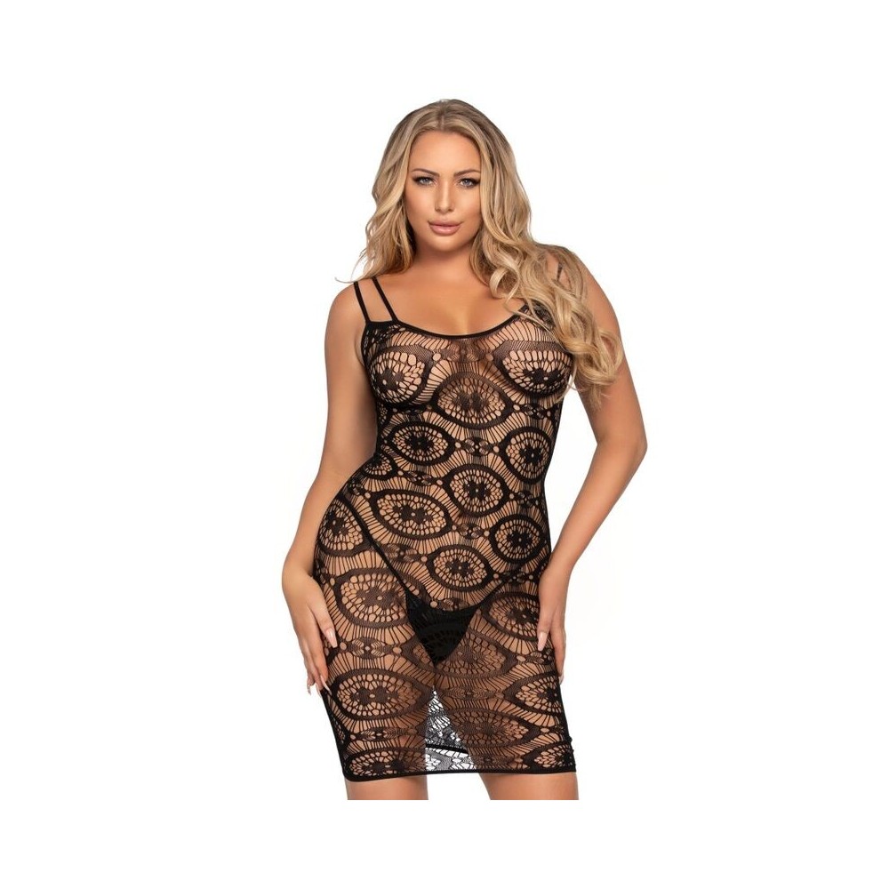 LEG AVENUE - ROBE DAISY EN CROCHET TAILLE UNIQUE