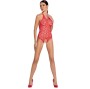 PASSION - WOMAN BS087 ROTER BODYSTOCKING, EINE GRÖSSE