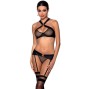 PASSION - SET AMANDA IN PELLE ECOLOGICA S/M