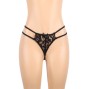 SUBBLIME - SET ENSEMBLE TROIS PIÈCES SOUTIEN-GORGE + PORTE-JARRETELLE + STRING S/M