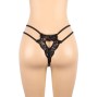 SUBBLIME - SET DREITEILIGES SET BH+ STRUMPFGÜRTEL + STRING L/XL