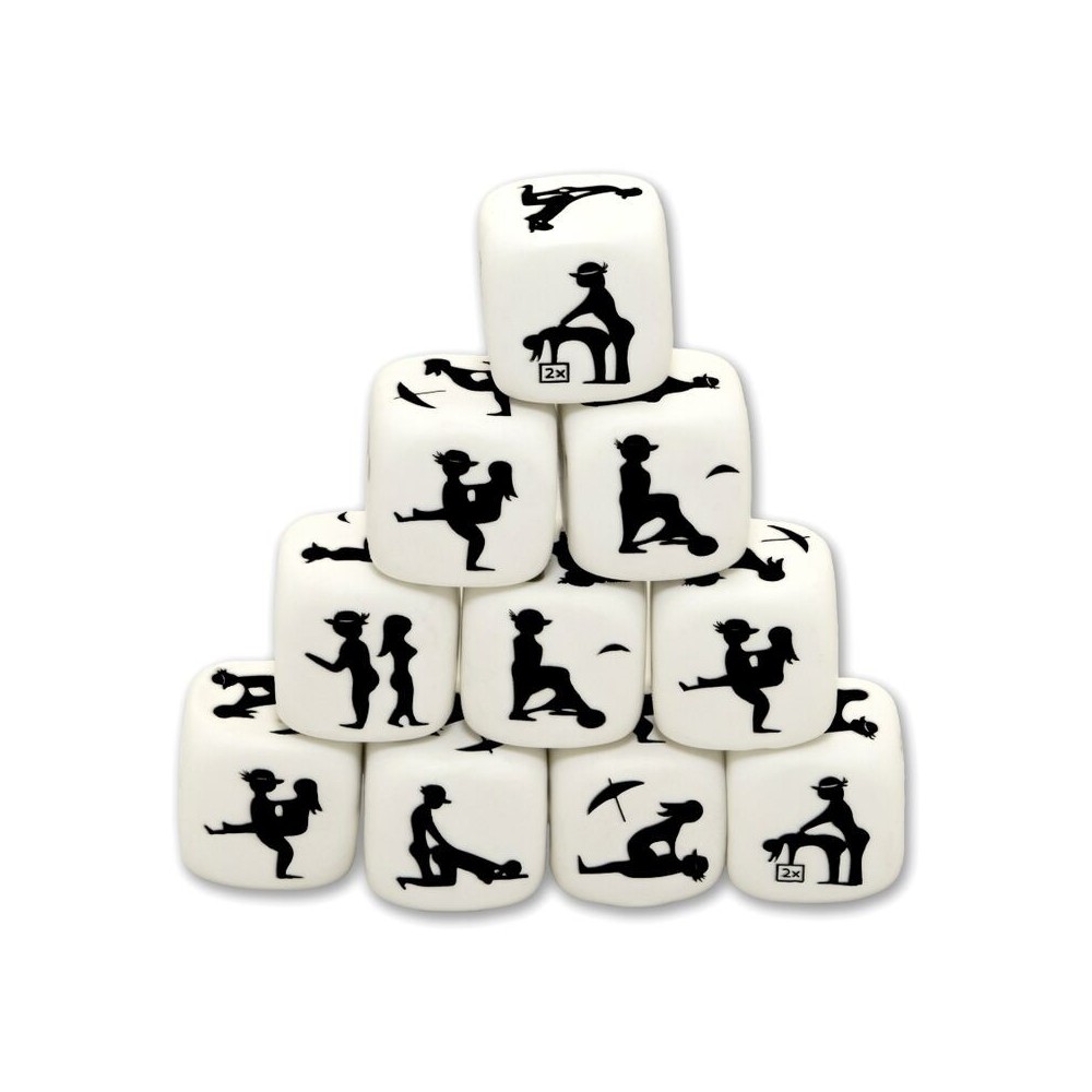 DIABLO PICANTE - DICE GAME OF POSTURE WHITE