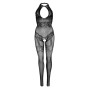 LEG AVENUE - BODYSTOCKING A RETE SENZA CUCITURE LEG AVENUE - TAGLIA UNICA - NERO