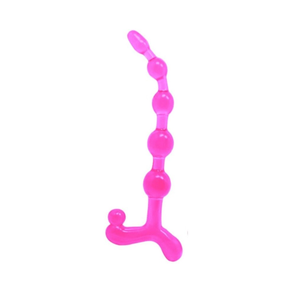 BAILE - BENDY TWIST PINK ANAL BALLS