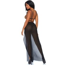 LEG AVENUE - CAGE MAXI ABITO E PERIZOMA S/M