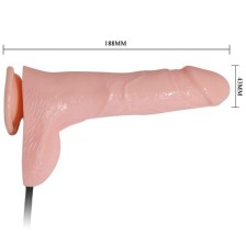 BAILE - REALISTISCHER VIBRIERENDER UND AUFBLASBARER DILDO 18.8 CM