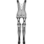 PASSION - BS099 BODYSTOCKING NERO TAGLIA UNICA