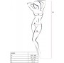 PASSION - BS099 BODYSTOCK ROSSO TAGLIA UNICA