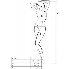 PASSION - BODYSTOCKING BS100 NOIR TAILLE UNIQUE