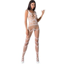 PASSION - WOMAN BS058 BODYSTOCKING BIANCO TAGLIA UNICA