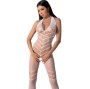 PASSION - BS100 WEISSER BODYSTOCKING, EINE GRÖSSE