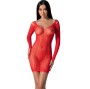 PASSION - BS101 BODYSTOCK ROSSO TAGLIA UNICA