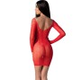 PASSION - BS101 BODYSTOCK ROSSO TAGLIA UNICA
