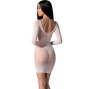 PASSION - BS101 BODYSTOCKING BIANCO TAGLIA UNICA