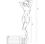 PASSION - S027 CALZE ROSSE CON GIARRETTIERA TAGLIA UNICA