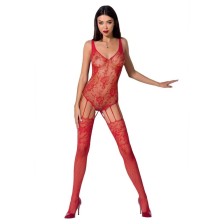 PASSION - WOMAN BS074 BODYSTOCKING EINE GRÖSSE ROT