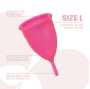 INTIMICHIC - COUPE MENSTRUELLE EN SILICONE MÉDICALE - TAILLE L