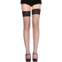 LEG AVENUE - FISHNET & BLACK LACE STOCKINGS
