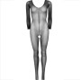 LEG AVENUE - BODYSTOCKING LONG SLEEVE BLACK