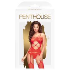 PENTHOUSE - HOT NIGHTFALL BODYSTOCKING RED S/L