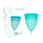 STERCUP - FDA SILIKON-MENSTRUALCUP AQUAMARIN - GRÖSSE L