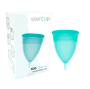 STERCUP - FDA SILIKON-MENSTRUALCUP AQUAMARIN - GRÖSSE S