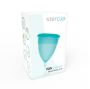 STERCUP - COUPE MENSTRUELLE EN SILICONE FDA AIGUE-MARINE - TAILLE S